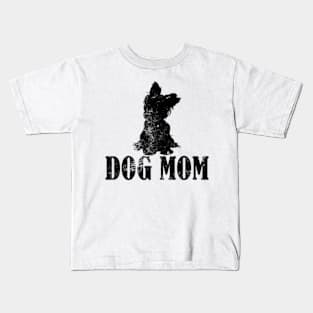 Yorkie Dog Mom Kids T-Shirt